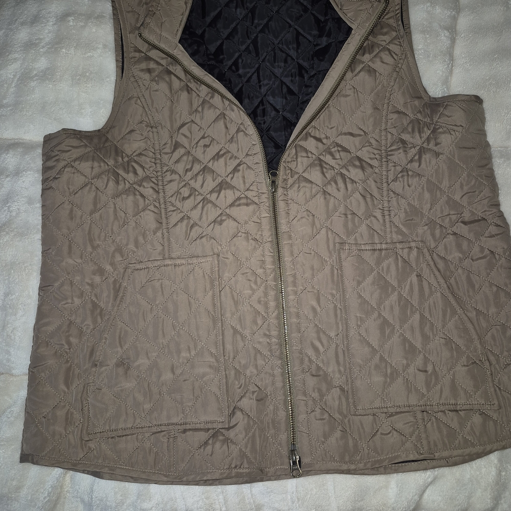 Heritage Quilted Taupe Vest